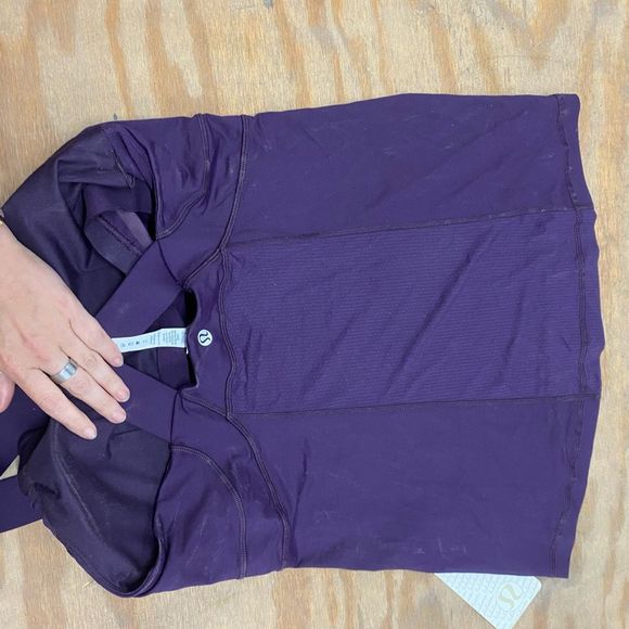 Lululemon Athletica NWT Push Ur Limits Tank Purple Size 12, MSRP $58 - Picture 6 of 10